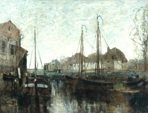 Un canale olandese da Alfred Gibson William